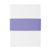 Romantisch Lavendel Monogram Uitnodigingen Wikkel (Achterkant Voorbeeld)