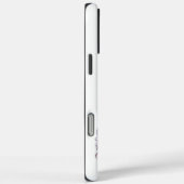 Romantisch lavendel wit paard Case-Mate iPhone case (Achterkant / Rechts)