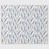 Romantisch  Lavendelbloemen Vrijgezellenfeest Cadeaupapier (Vlak)