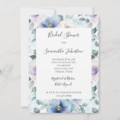 Romantisch Lavendelbloemen Vrijgezellenfeest Kaart (Voorkant)