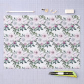 Romantisch Lentebloemen Watercolor Tissuepapier (Craft)