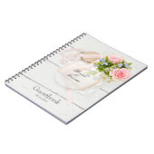 Romantisch  lentesbloemtrouwgastenboek notitieboek (Linkerzijde)