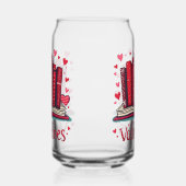 Romantisch lezen Vibes Gezellige Valentijn Gift Blikvorm Glas (Links)