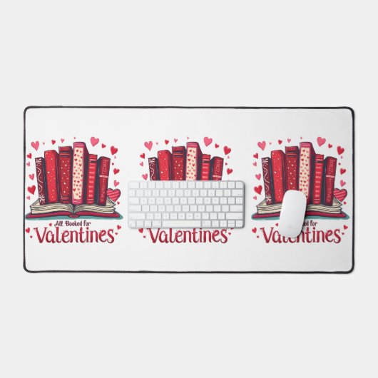 Romantisch lezen Vibes Gezellige Valentijn Gift Bureaumat (Keyboard & Muis)