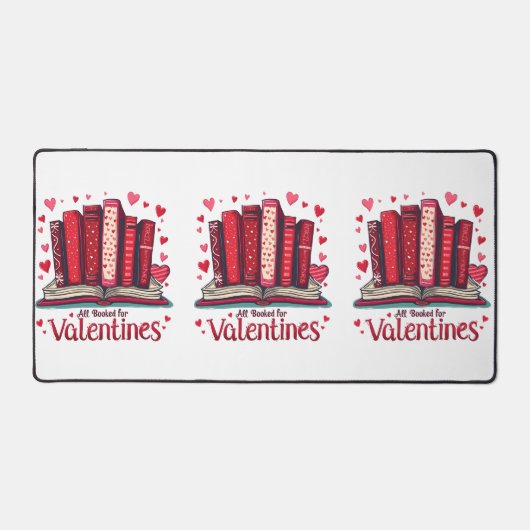 Romantisch lezen Vibes Gezellige Valentijn Gift Bureaumat (Voorkant)