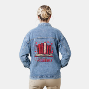 Romantisch lezen Vibes Gezellige Valentijn Gift Denim Jacket