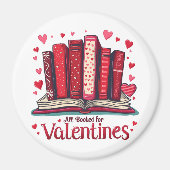 Romantisch lezen Vibes Gezellige Valentijn Gift Magneet (Voorkant)