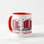 Romantisch lezen Vibes Gezellige Valentijn Gift Mok (Voorkant links)