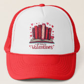 Romantisch lezen Vibes Gezellige Valentijn Gift Trucker Pet (Voorkant)
