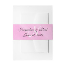 Romantisch lichtroze monogram bruiloft