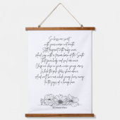 Romantisch liefdesgedicht door Ella Wheeler Wilcox Hangend Wandkleed (Voorkant)