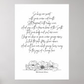 Romantisch liefdesgedicht door Ella Wheeler Wilcox Poster (Voorkant)