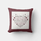 romantisch liefdesgedicht Jubileum woordkunst Kussen (Voorkant)