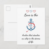 Romantisch Liefdesgedicht Moderne Valentijn Briefkaart (Voorkant / Achterkant)