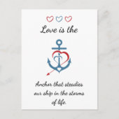 Romantisch Liefdesgedicht Moderne Valentijn Briefkaart (Voorkant)