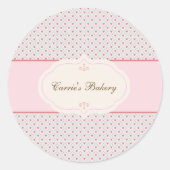  Romantisch Lijst Bakery Label (Voorkant)