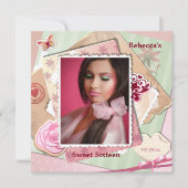 Romantisch Lijst Fotouitnodiging Kaart (Voorkant)