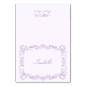 Romantisch  Lijst Vrijgezellenfeest Place Card Kaart (Voorkant)