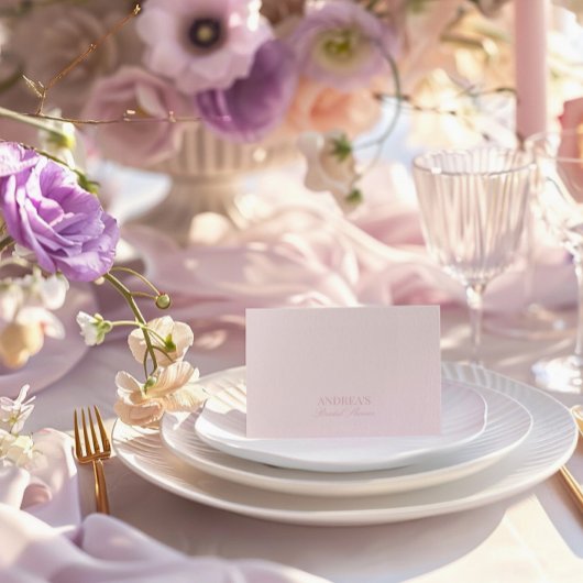 Romantisch  Lijst Vrijgezellenfeest Place Card Kaart