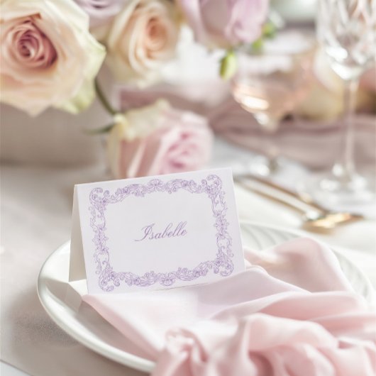 Romantisch  Lijst Vrijgezellenfeest Place Card Kaart