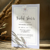 Romantisch Lila Floral Vrijgezellenfeest Kaart