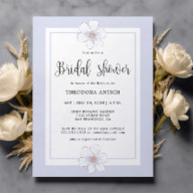 Romantisch Lila Floral Vrijgezellenfeest