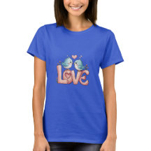 Romantisch LOVE Cartoon T-shirt
