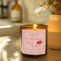 Romantisch luxe liefdesontwerp - Velvet Kiss Kaars