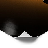 Romantisch Maanlicht Balkon – Noir Love Perfect Poster (Hoek)