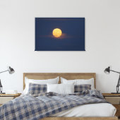Romantisch maanlicht waterverf originele kunst canvas afdruk (Insitu (Slaapkamer))