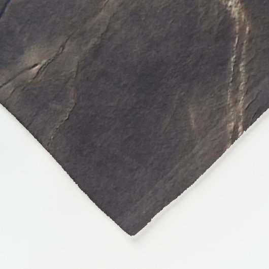 Romantisch maanverlicht marmeren landschap fleece deken (Hoek)