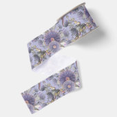 Romantisch Mauve Wattle & Eucalyptus Grosgrain Lint (Achterkant)