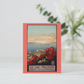 romantisch meer Maggiore Italiaans reizen Briefkaart (Staand voorkant)