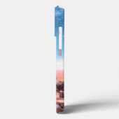 Romantisch meisje kijkt naar de Eiffeltoren Case-Mate iPhone Case (Achterkant / Links)