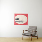 Romantisch minimalistisch paar kunst wandkleed (In Situ (horizontaal))