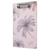 Romantisch modern bloempatroon voor haar stippen r klembord (Links)