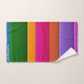 Romantisch Moderne Kunst Geometrie regenboogstrepe Bad Handdoek (Handdoek)