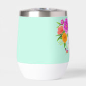 Romantisch Monogram Pioenentuin Groen (Voorkant)