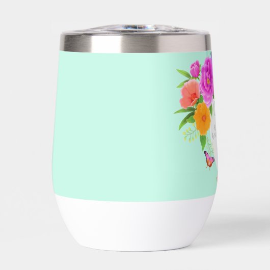 Romantisch Monogram Pioenentuin Groen (Voorkant)