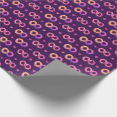 Romantisch naadloos patroon met harten en bruiloft cadeaupapier (Hoek)