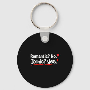 Romantisch Nee Iconisch Ja Grappig Anti Valentijns Sleutelhanger