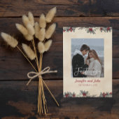 Romantisch Niets Fancy Gewoon Liefde Winter Bruilo Kaart