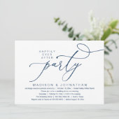 Romantisch nog lang en gelukkig na het feest, het kaart (Staand voorkant)