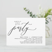 Romantisch nog lang en gelukkig na het party elope kaart (Staand voorkant)