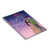 Romantisch Notitieboek Hoesje met Schattige K-Dram (Rechterzijde)