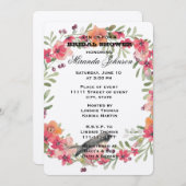 Romantisch Oleander Vogel Roze Bloemen Vrijgezelle Kaart (Voorkant / Achterkant)