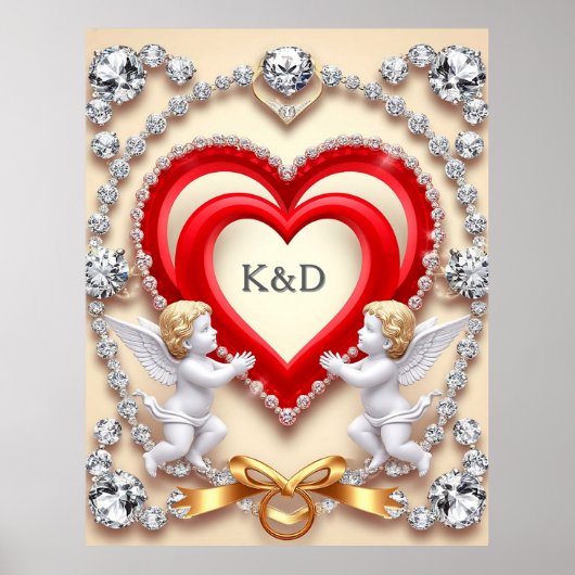 Romantisch ontwerp poster (Voorkant)