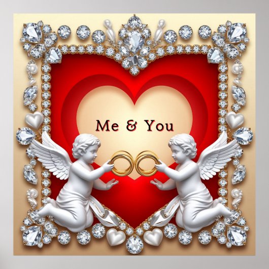 Romantisch ontwerp poster (Voorkant)