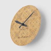 Romantisch ontwerp ronde klok (Hoek)