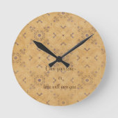 Romantisch  ontwerp ronde klok (Voorkant)